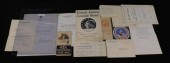 COLLECTION OF EPHEMERA RELATED 2c19a4