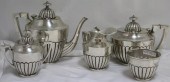 5-PIECE MEXICAN STERLING TEA SET BY