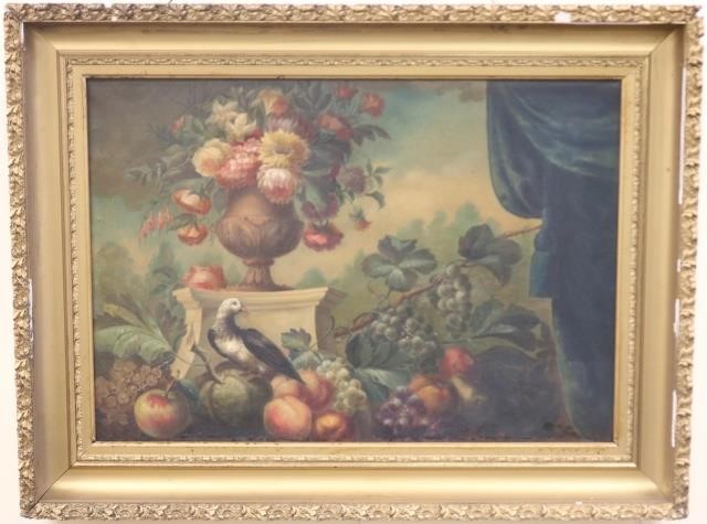OIL ON CANVAS PAINTING STILL LIFE 2c1af8