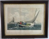 LARGE FOLIO CURRIER AND IVES LITHOGRAPH,