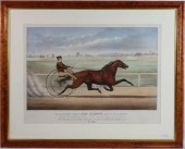 LARGE FOLIO OF CURRIER & IVES, HAND