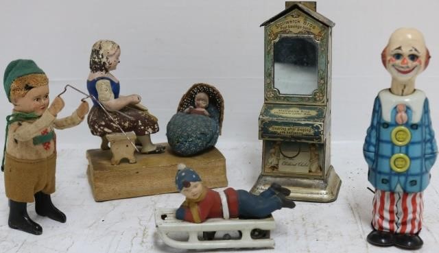 TIN LITHOGRAPH AND OTHER TOYS TO