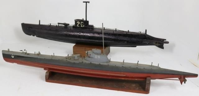 2 USN SUBMARINE MODELS TO INCLUDE 2c245c