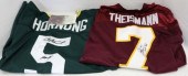 2 NFL FOOTBALL JERSEYS TO INCLUDE A