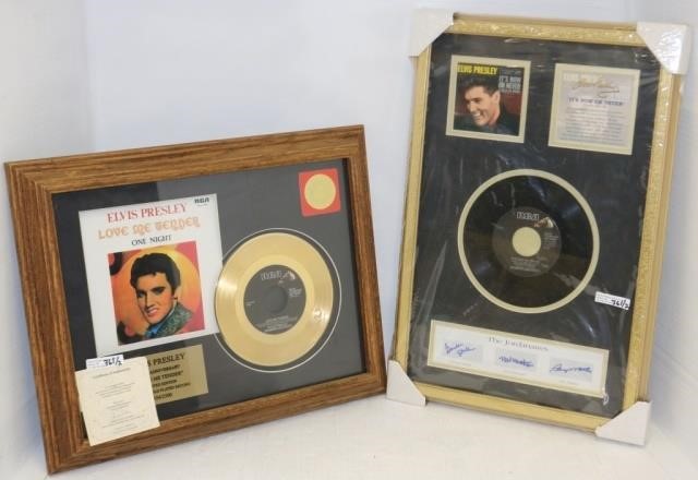 2 PC ELVIS PRESLEY LOT TO INCLUDE 2c24ac