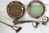 6 PIECE NAUTICAL LOT FROM STEAMBOAT