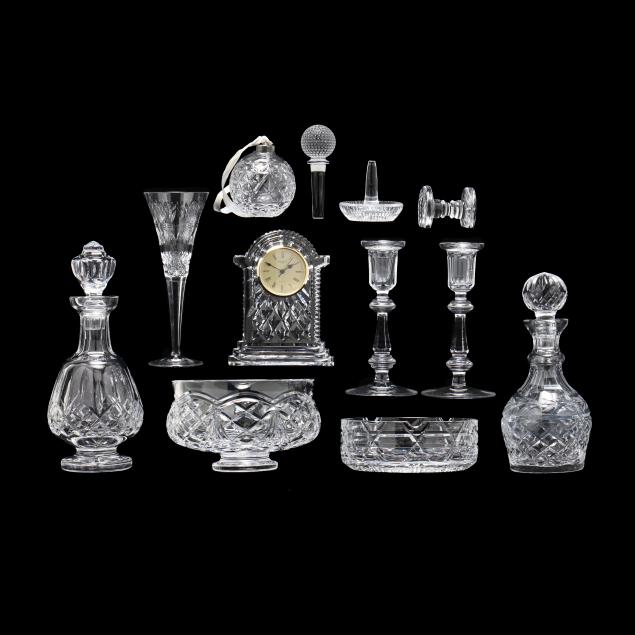 ELEVEN PIECES OF WATERFORD CRYSTAL 2c5283