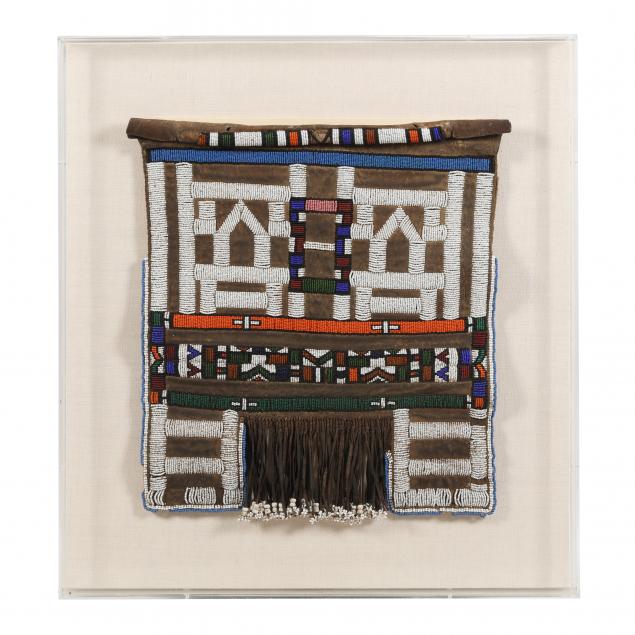 FRAMED AFRICAN NDEBELE MAPOTO APRON 2c52a8