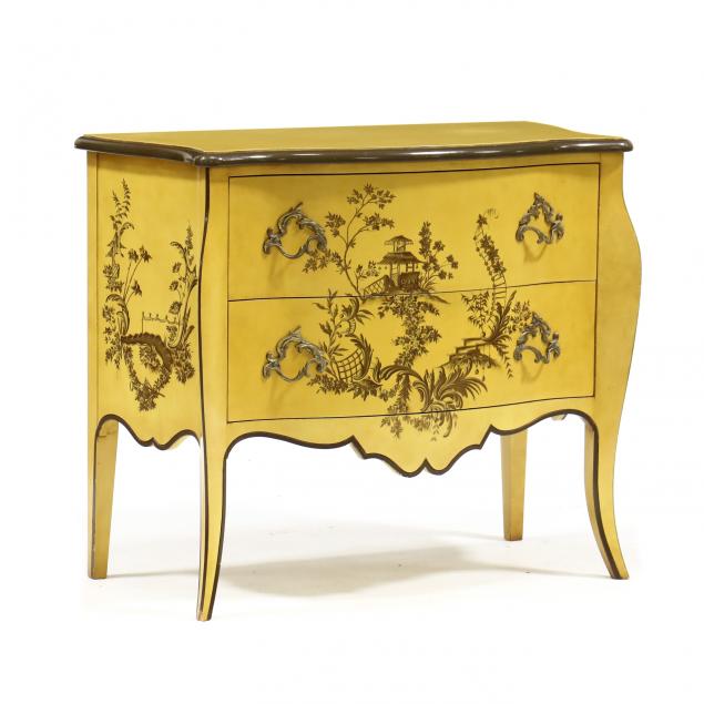 BAKER CHINOISERIE DECORATED COMMODE 2c947c