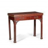 GEORGE II MAHOGANY GAMES AND CARD TABLE
MID