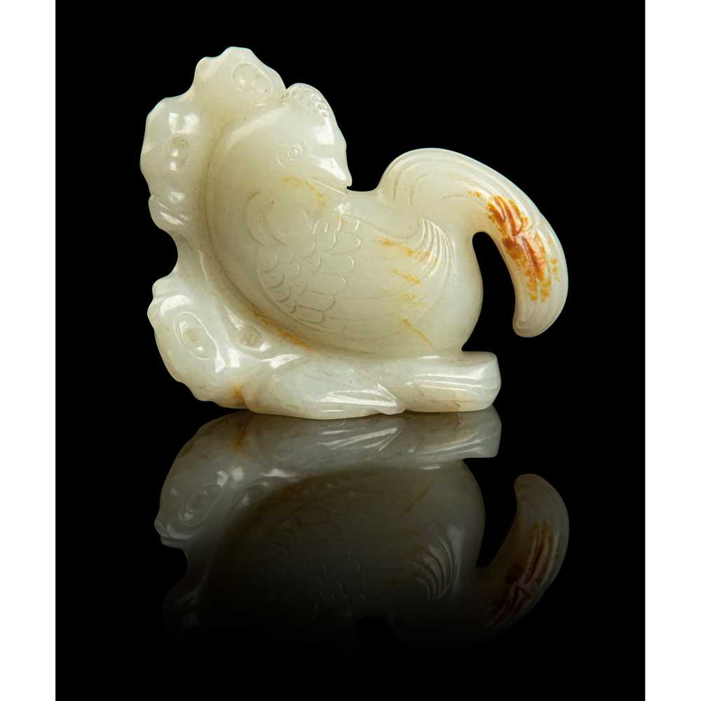 WHITE JADE WITH RUSSET SKIN CARVING 2cce5a