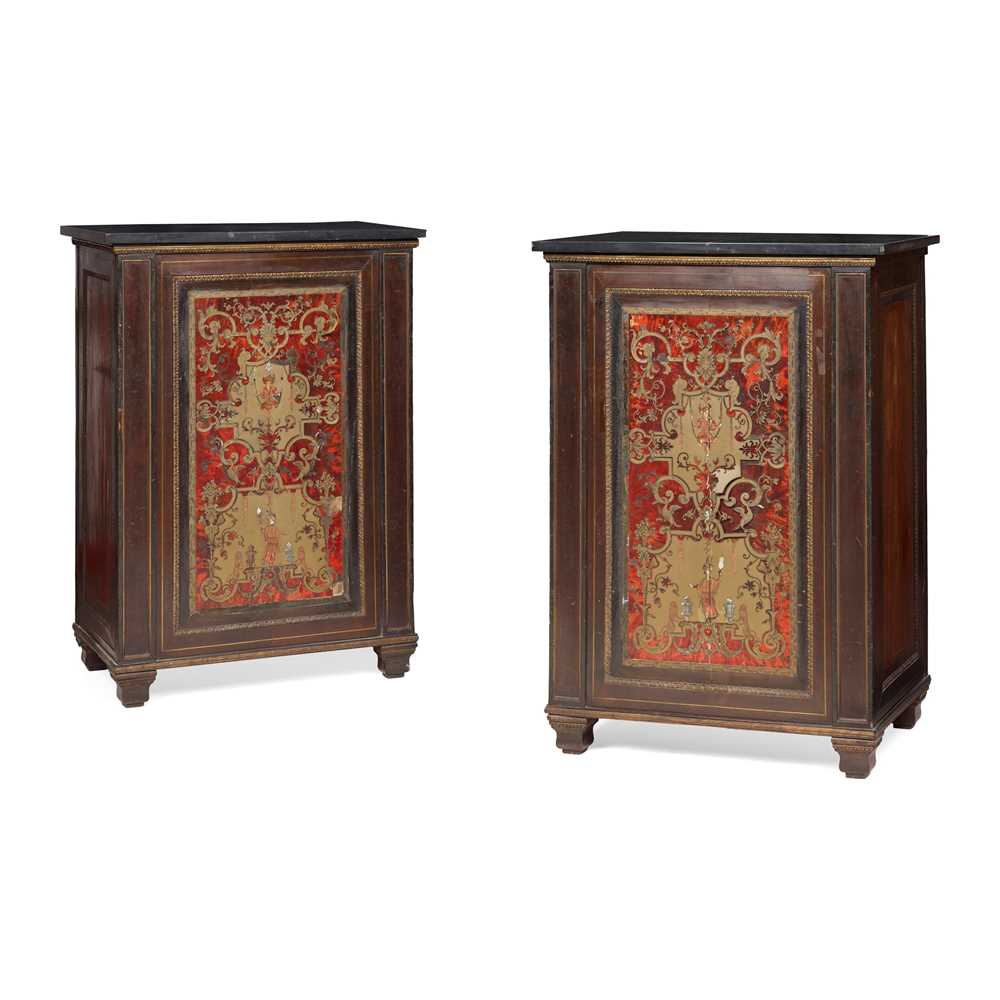 Y PAIR OF FRENCH BOULLE MARQUETRY 2cbab5