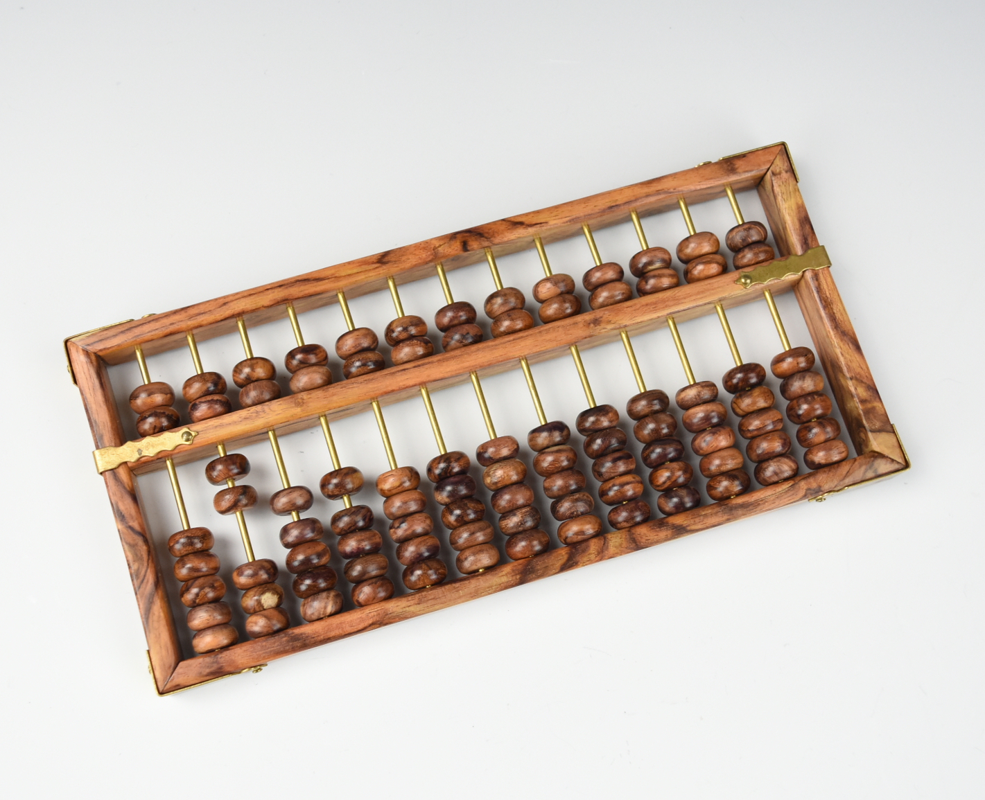 SMALL CHINESE HUANGHUALI WOOD ABACUS 2ced68