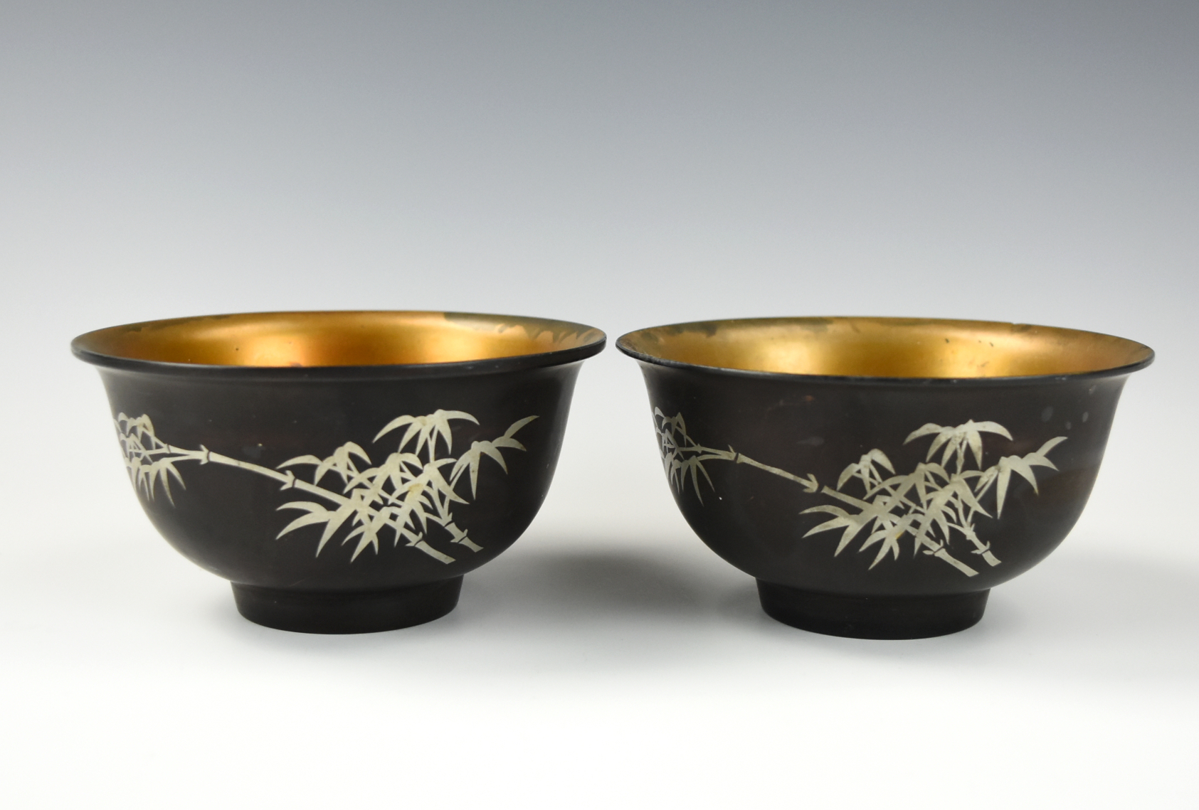PAIR OF CHINESE GILT BLACK LACQUER 2cef95