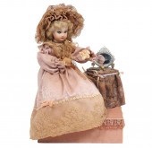 FRENCH MUSICAL COQUETTE AUTOMATA DOLL