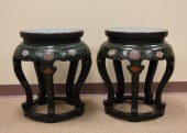 PAIR OF CHINESE CLOISONNE LACQUER 2cf589