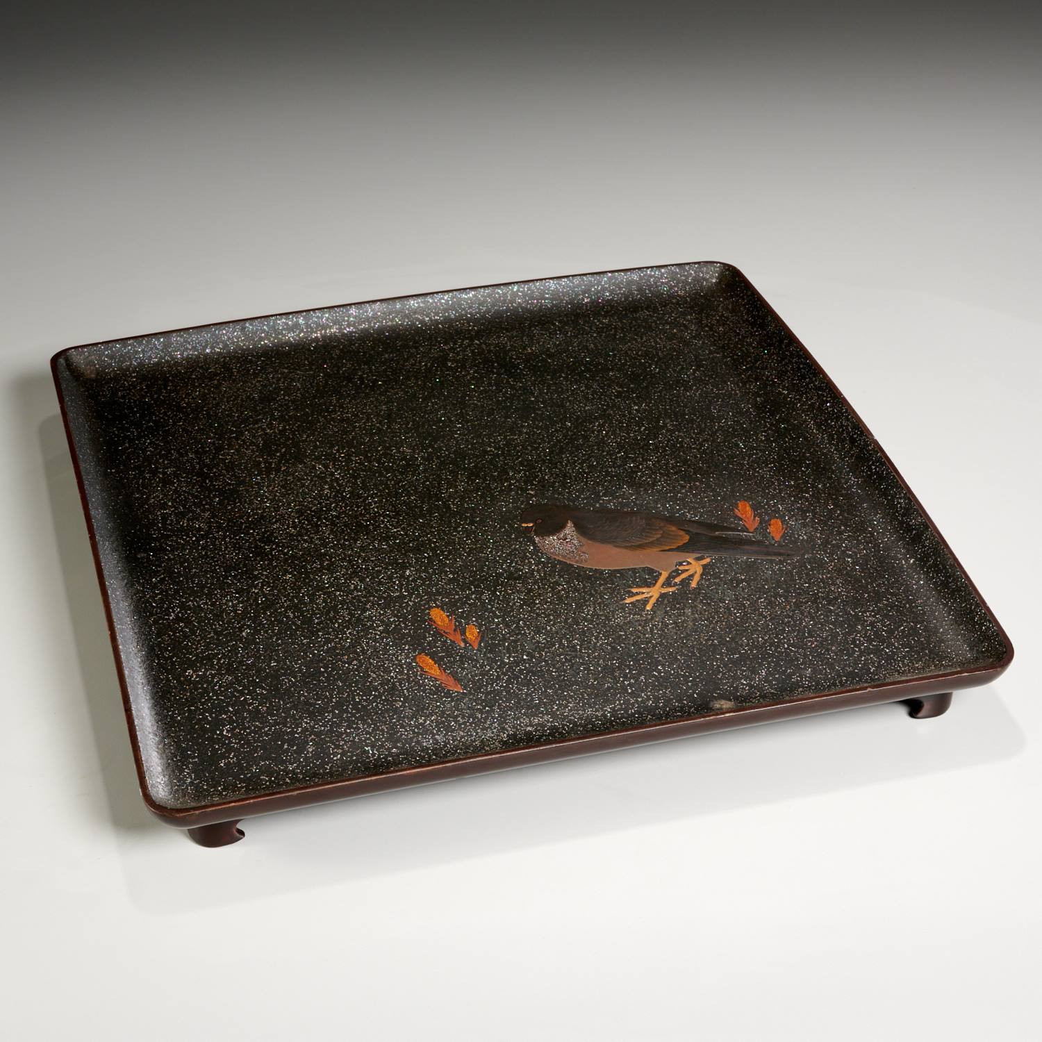 NICE JAPANESE LACQUERED TRAY Likely 2cdf22