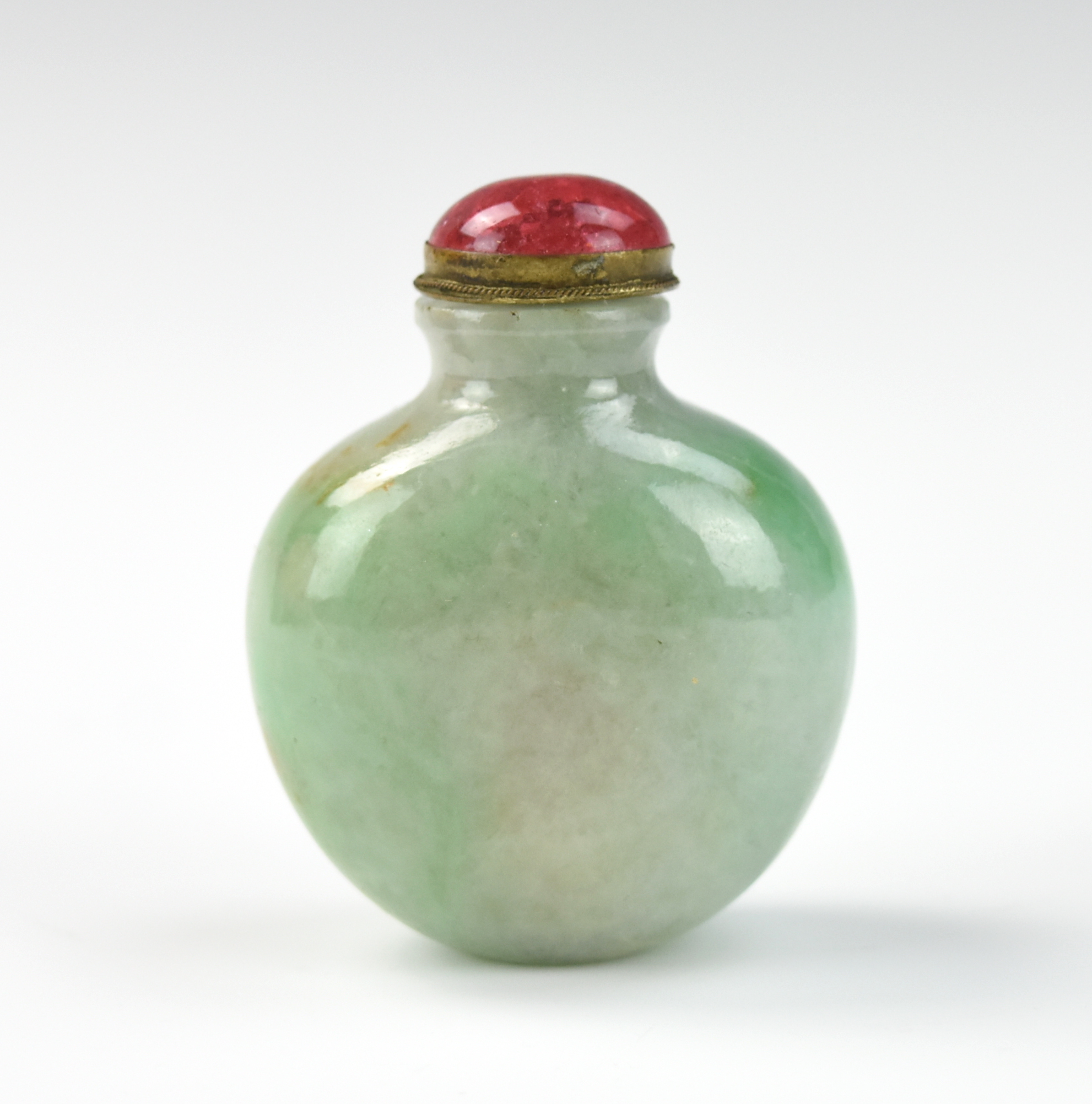 CHINESE JADEITE SNUFF BOTTLE QING 2ce999