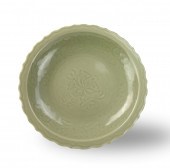 CHINESE CELADON LONGQUAN WARE CHARGER,MING