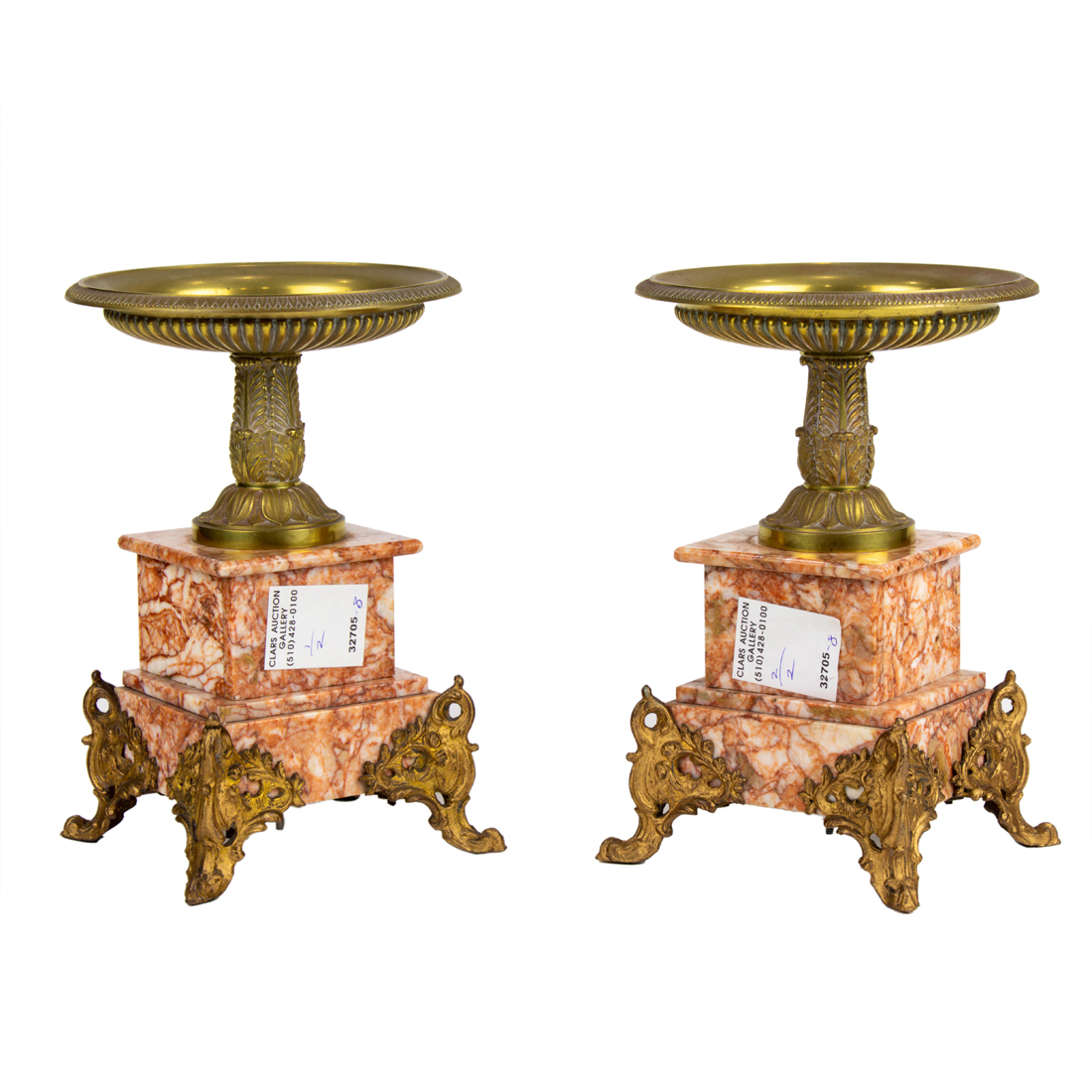 A PAIR OF FRENCH GILT METAL BRONZE 2d1498