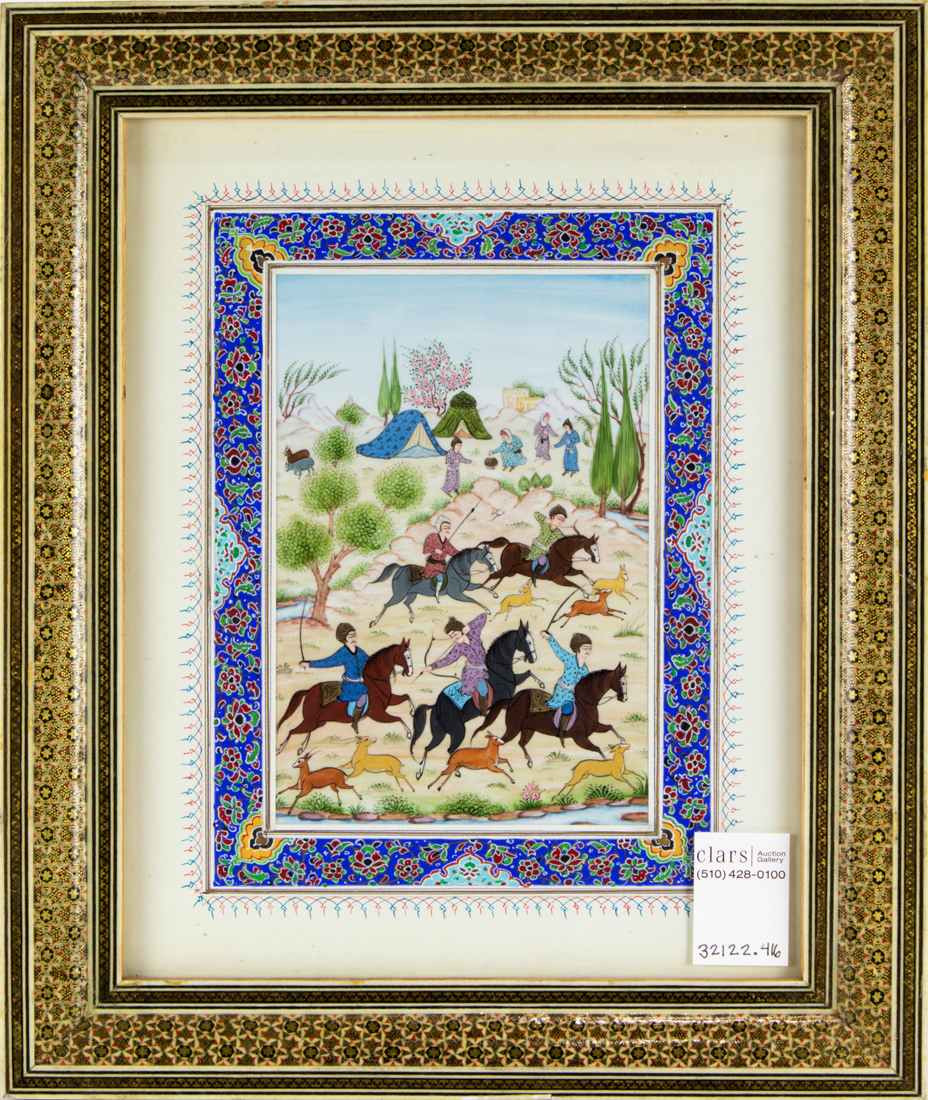 PERSIAN INLAID MOSAIC FRAME WITH 2d1499