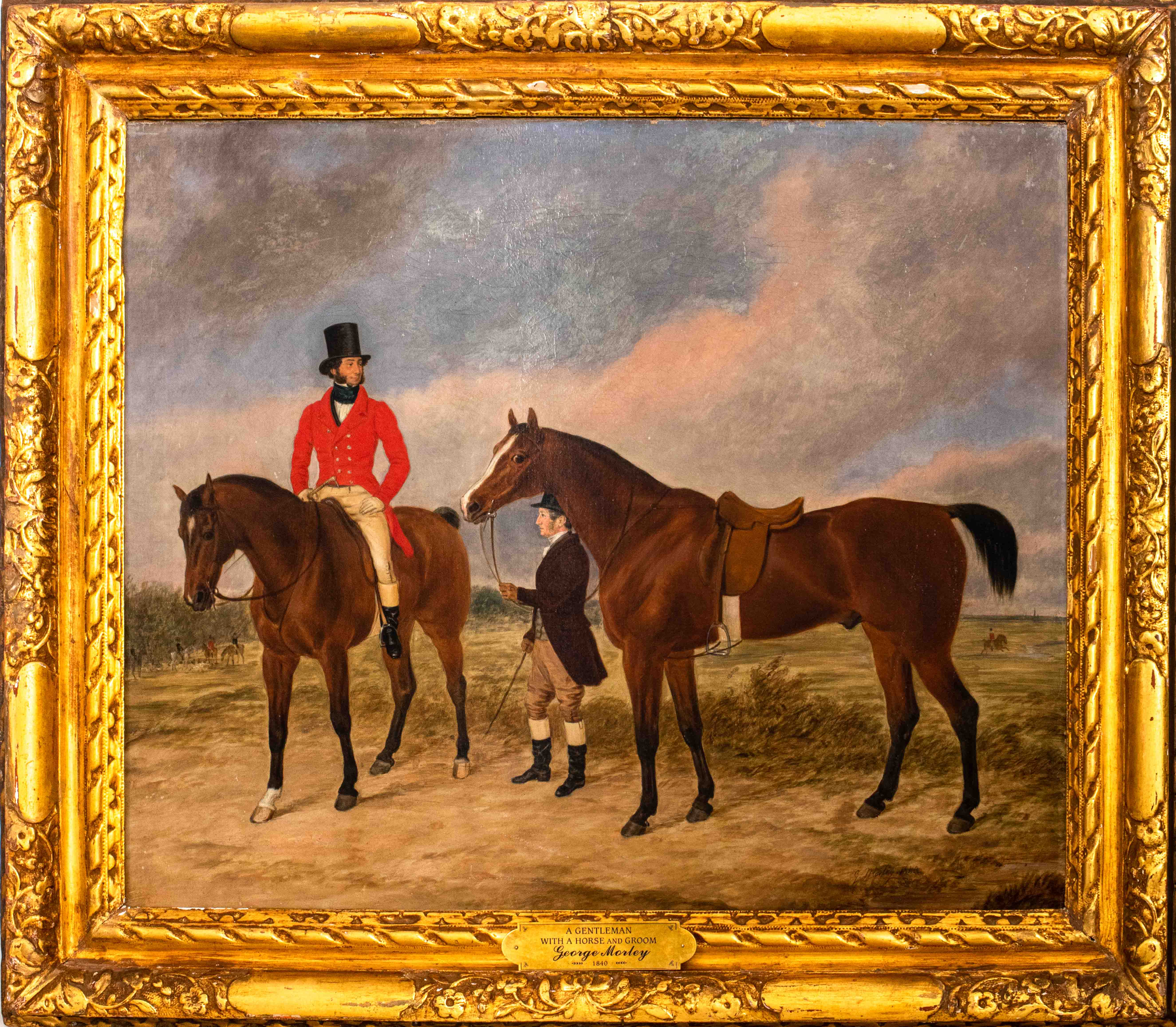 GEORGE MORLEY GENTLEMAN WITH HORSE 2d1681