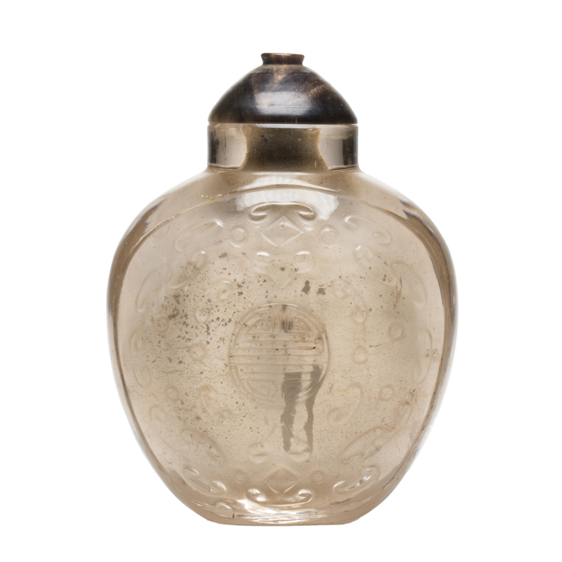 CHINESE ROCK CRYSTAL SNUFF BOTTLE 2d1a4b