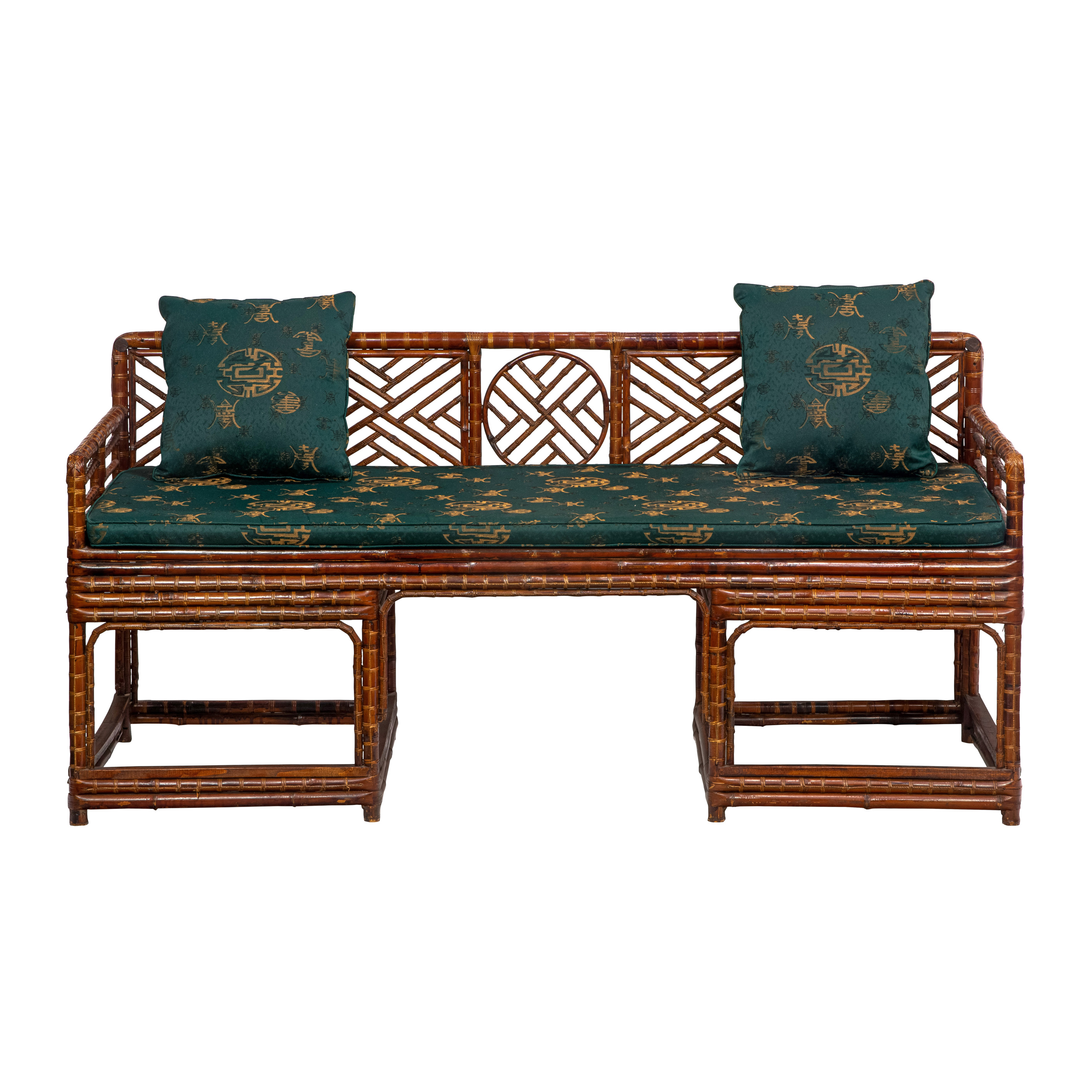 CHINESE BAMBOO SETTEE Chinese bamboo 2d1d2f