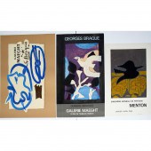 POSTERS GEORGES BRAQUE lot of 2d1e1f