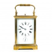 A FRENCH BRASS CARRIAGE CLOCK A 2d21a3