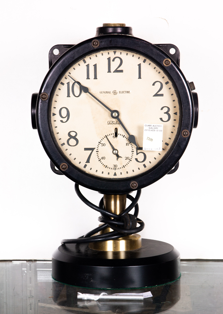 WWII SHIPS TELECHRON CLOCK WITH 2d28ac
