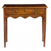 A CHIPPENDALE MAHOGANY SINGLE DRAWER 2d0ec6