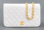 CHANEL WHITE QUILTED LEATHER FULL 2d108e