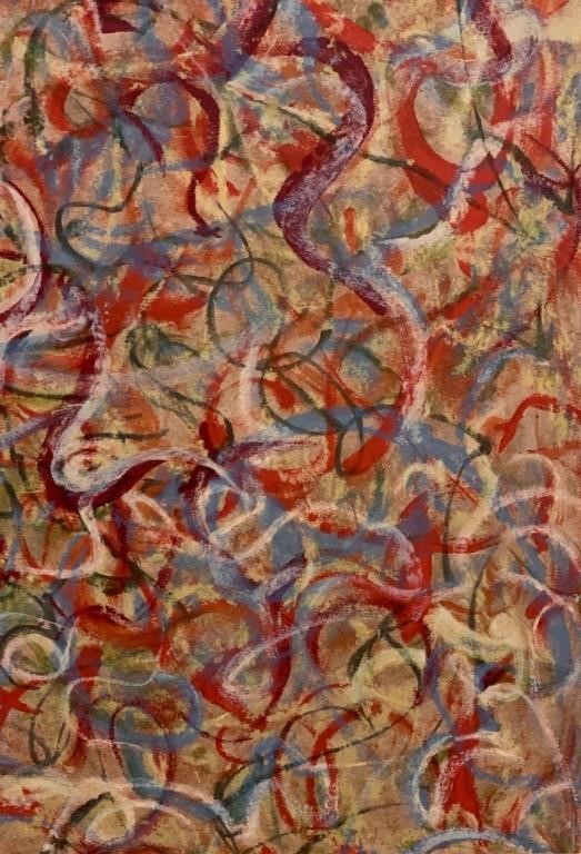 SIGNED MARK TOBEY LITHOGRAPHMark 2d4011