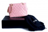 CHANEL PINK ROSE QUILTED CAVIAR 2d489d