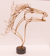 Curtis Jere Midcentury Wire Horse 2d6179