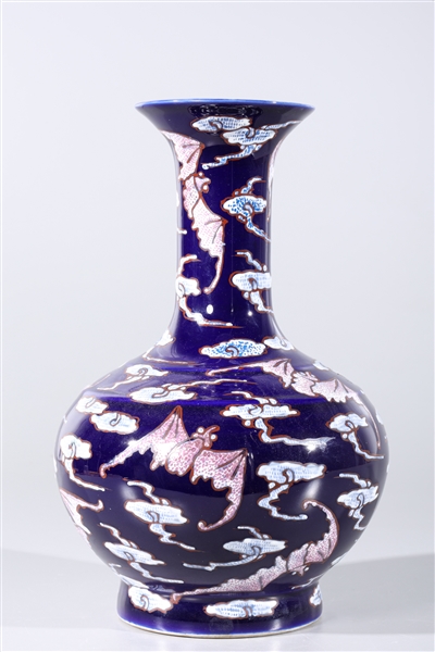 Chinese blue ground porcelain vase 2d62dc