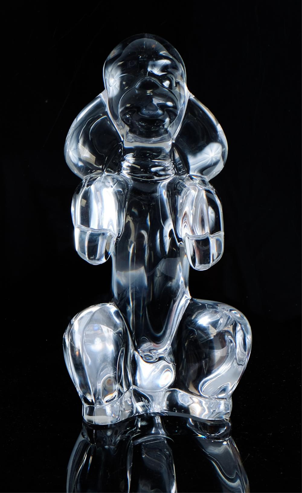 FRENCH SEVRES CRYSTAL SCULPTURE 2d51e8
