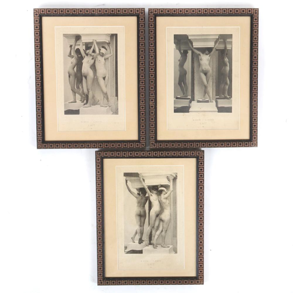 THE THREE GRACES SERIES OF 3 FRAMED 2d8ca4