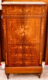 Antique Marquetry Inlaid Marble 2d9e76