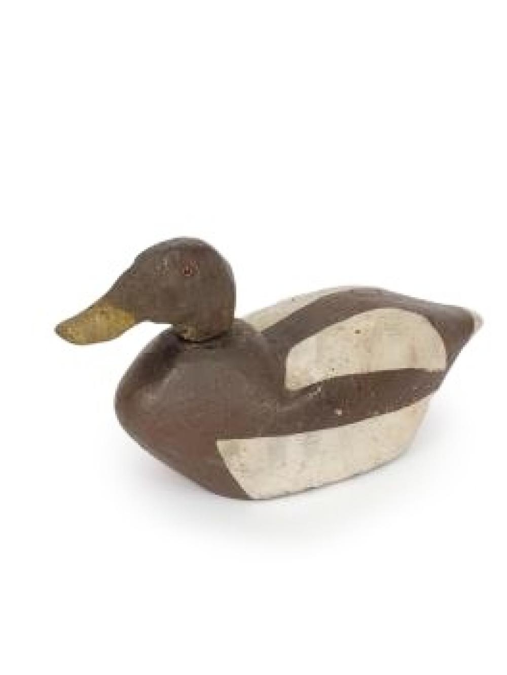 CARVED POLYCHROME DUCK DECOY FROM 2d79cf