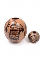 TWO NATIVE AMERICAN HOPI C R  2d7a8c