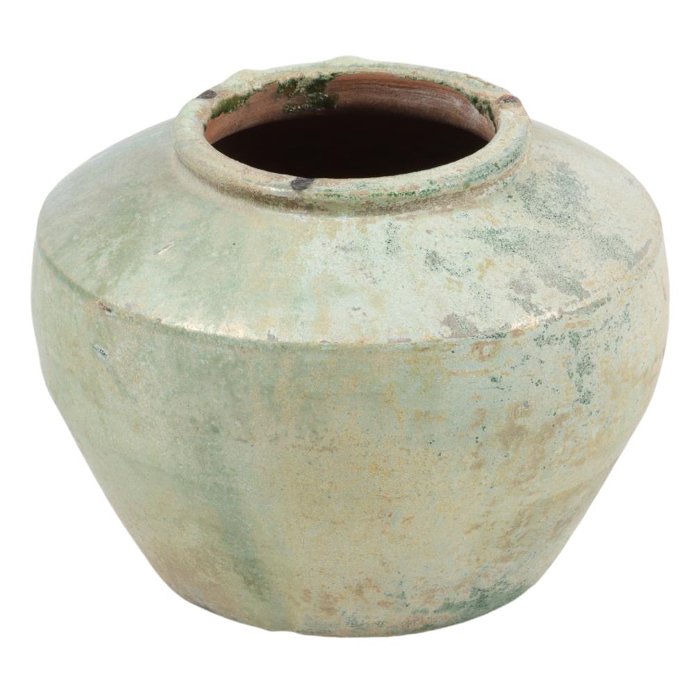 CHINESE IRIDESCENT GREEN GLAZED 2d86af