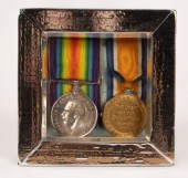 A 1914-1918 War and Victory medal to
