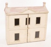 A Victorian dolls house, the four rooms