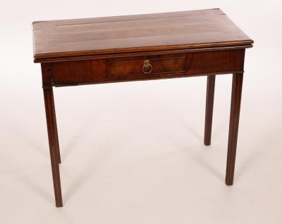 A George III mahogany card table  2dbd67
