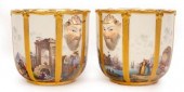 A pair of early 19th Century Meissen