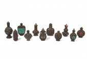 A GROUP OF TIBETAN SILVER AND SEMIPRECIOUS 2dad44