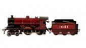 A Bassett Lowke clockwork 440 locomotive,