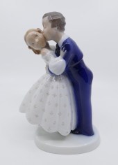 B&G Denmark First Kiss Porcelain Figurine
